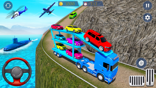 اسکرین شات برنامه Car Transport Truck Car Games 6
