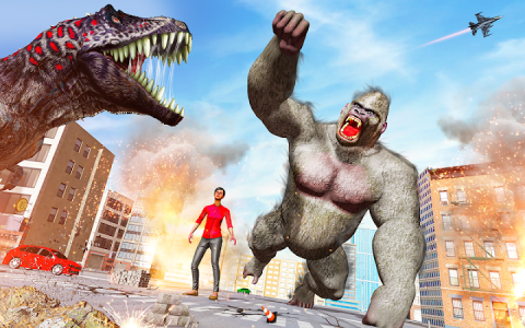 اسکرین شات برنامه Gorilla Rampage City Attack 1