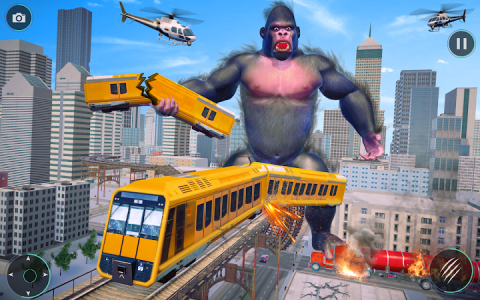 اسکرین شات برنامه Gorilla Rampage City Attack 2