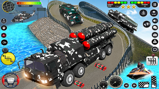 اسکرین شات برنامه Army Vehicle Transport Truck 3