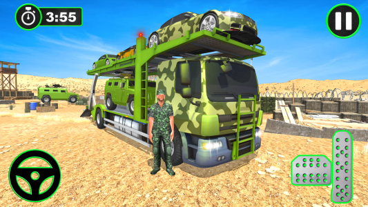 اسکرین شات 1 بازی Army Transport: Truck Games