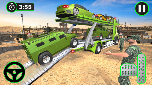 اسکرین شات بازی Army Transport: Truck Games 2