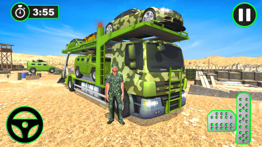 اسکرین شات بازی Army Transport: Truck Games 1