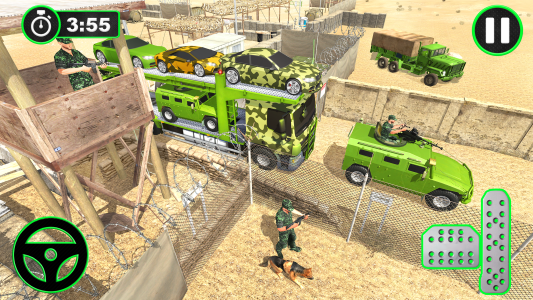 اسکرین شات 6 بازی Army Transport: Truck Games