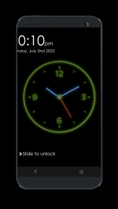 اسکرین شات برنامه Clock Lock Screen 2