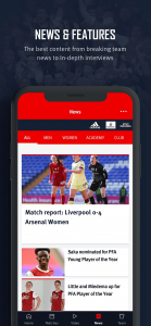 اسکرین شات برنامه Arsenal Official App 6