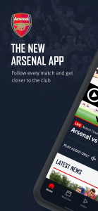 اسکرین شات برنامه Arsenal Official App 1
