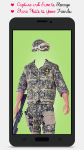 اسکرین شات 3 برنامه Army Suit Photo Montage