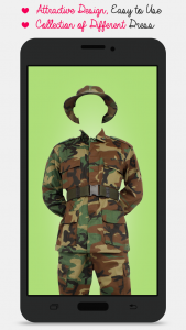 اسکرین شات 2 برنامه Army Suit Photo Montage