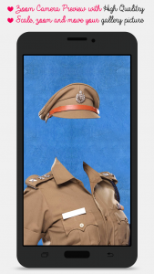 اسکرین شات 1 برنامه Police Suit Photo Maker-Woman