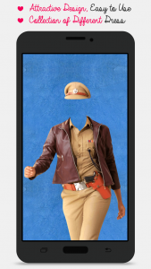 اسکرین شات 2 برنامه Police Suit Photo Maker-Woman