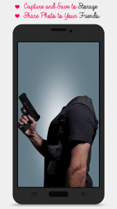 اسکرین شات 3 برنامه Gun Man Photo Montage