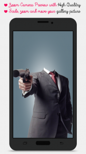 اسکرین شات 1 برنامه Gun Man Photo Montage