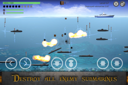 اسکرین شات بازی Sea Battle : Submarine Warfare 1