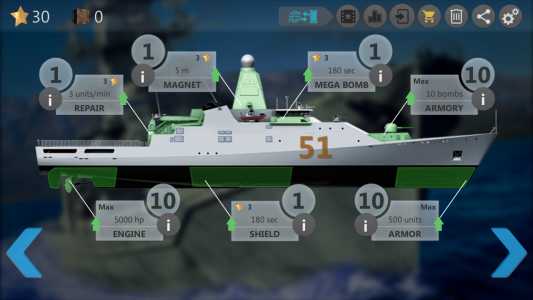 اسکرین شات بازی Sea Battle : Submarine Warfare 8