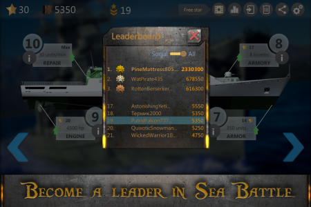 اسکرین شات بازی Sea Battle : Submarine Warfare 5