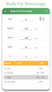 اسکرین شات برنامه BMI Calculator 5