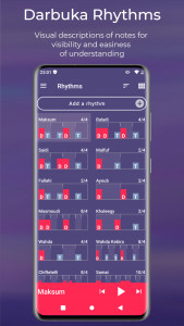 اسکرین شات برنامه Darbuka Rhythms 1