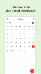 اسکرین شات برنامه Taskeet - Reminders & Alarms 4