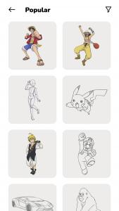 اسکرین شات 6 برنامه WeDraw - How to Draw Anime