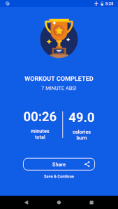 اسکرین شات برنامه Six Pack Abs in 21 Days - Abs workout 5