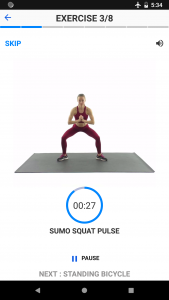 اسکرین شات برنامه Butt and Abs Workout - Fitness 4