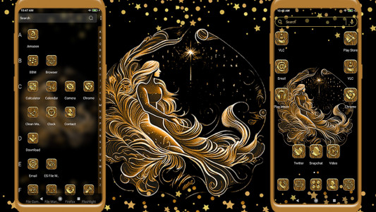 اسکرین شات برنامه Aquarius Theme Launcher 3