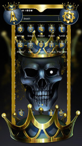 اسکرین شات برنامه Skull King Launcher Theme 3