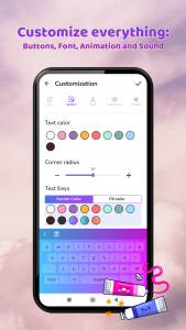 اسکرین شات برنامه Art-Keyboard: Themes & Fonts 5