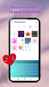 اسکرین شات برنامه Art-Keyboard: Themes & Fonts 6