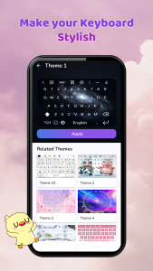 اسکرین شات برنامه Art-Keyboard: Themes & Fonts 2