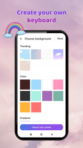 اسکرین شات برنامه Art-Keyboard: Themes & Fonts 4