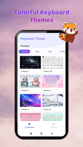 اسکرین شات برنامه Art-Keyboard: Themes & Fonts 1
