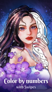 اسکرین شات بازی Colorswipes® - Color by Number 1