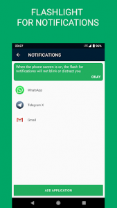 اسکرین شات برنامه Flash Alert On Call & SMS 2