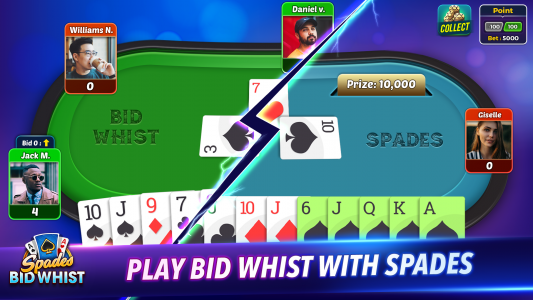 اسکرین شات بازی Bid Whist Spades Classic Games 2