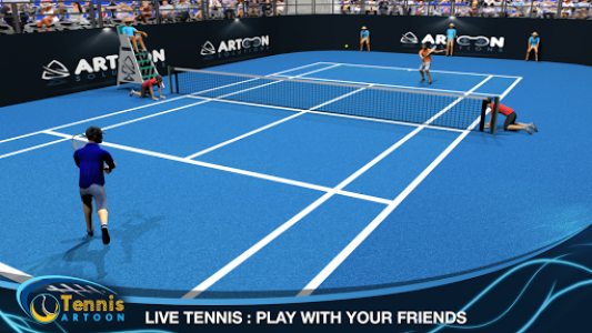 اسکرین شات بازی Tennis Multiplayer - Sports Game 1