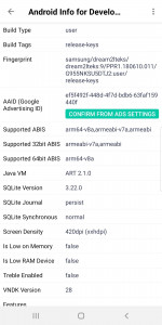 اسکرین شات برنامه Android Development Info 1