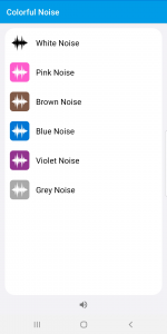 اسکرین شات برنامه Colorful White Noise 1