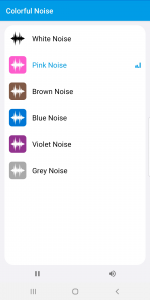 اسکرین شات برنامه Colorful White Noise 2