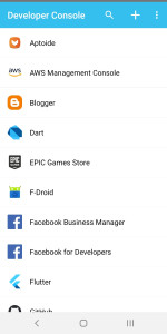 اسکرین شات 2 برنامه Developer Console