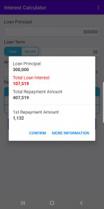 اسکرین شات برنامه Loan Interest Calculator 2