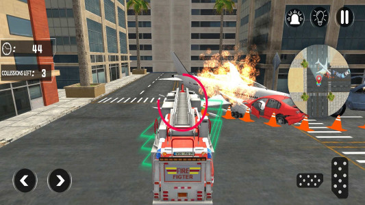 اسکرین شات بازی بازی ماشین آتشنشانی 3