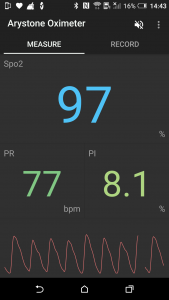 اسکرین شات برنامه Oximeter 1
