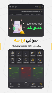اسکرین شات 1 برنامه ارز سه | صرافی ارز دیجیتال