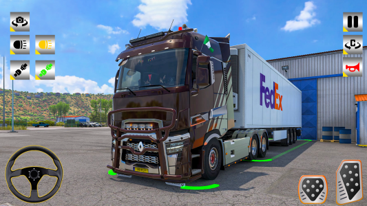 اسکرین شات 1 بازی Truck Driver Cargo 3D Game