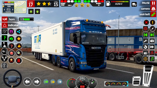 اسکرین شات بازی Truck Driver Cargo 3D Game 1