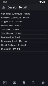 اسکرین شات برنامه GPS HUD Speedometer 5