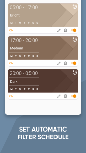 اسکرین شات 3 برنامه Night Shift: Blue light filter