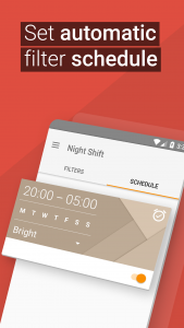 اسکرین شات برنامه Night Shift: Blue light filter 4